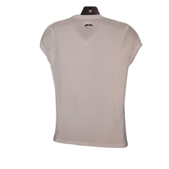 Under Armour Shirt Womens White New Vneck Size Medium - Picture 8 of 13
